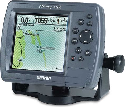 refurbished marine gps chartplotter.